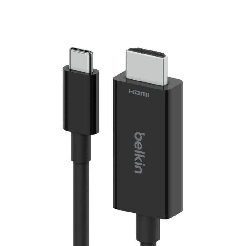 Belkin USB-C to HDMI 2.1 Cable 2M - Black - كابل